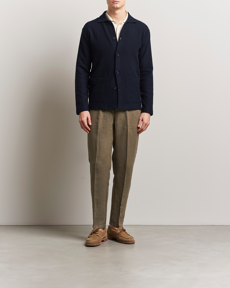 Herren | Jacken | Altea | Chevron Chore Jacket Navy