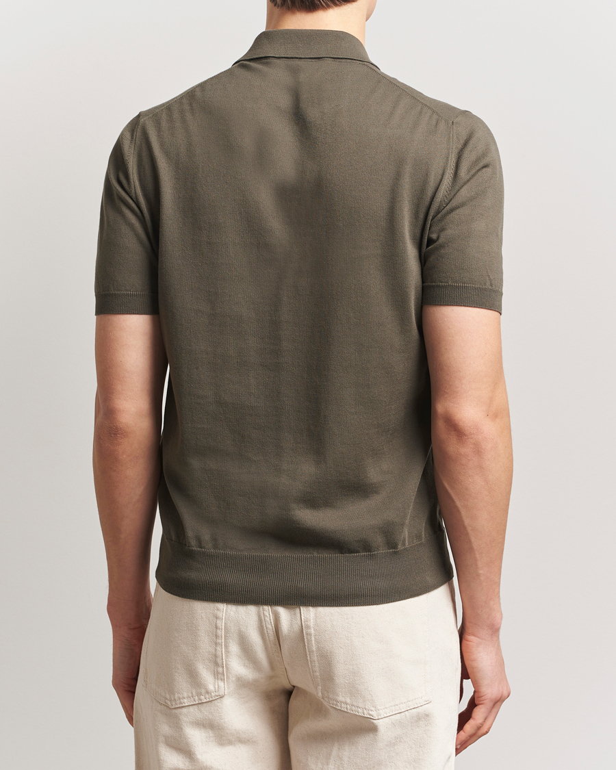 Herren | Poloshirts | Altea | Short Sleeve Cotton Polo Military