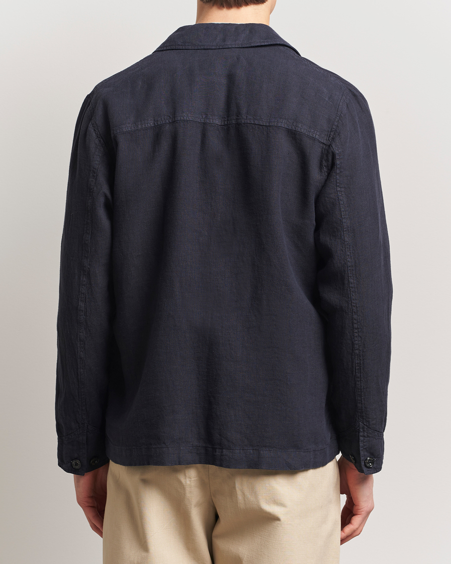 Herren | Jacken | Altea | Linen Chore Jacket Navy