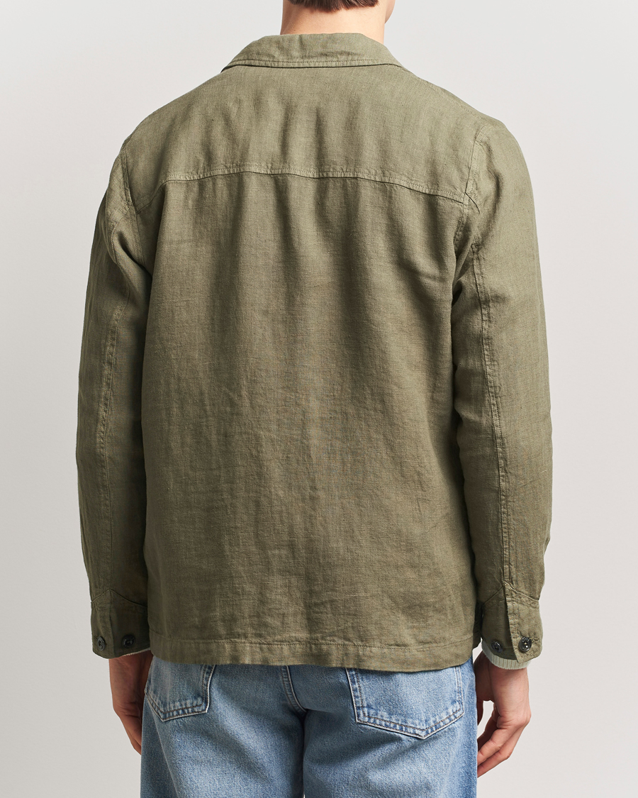 Herren | Jacken | Altea | Linen Chore Jacket Military