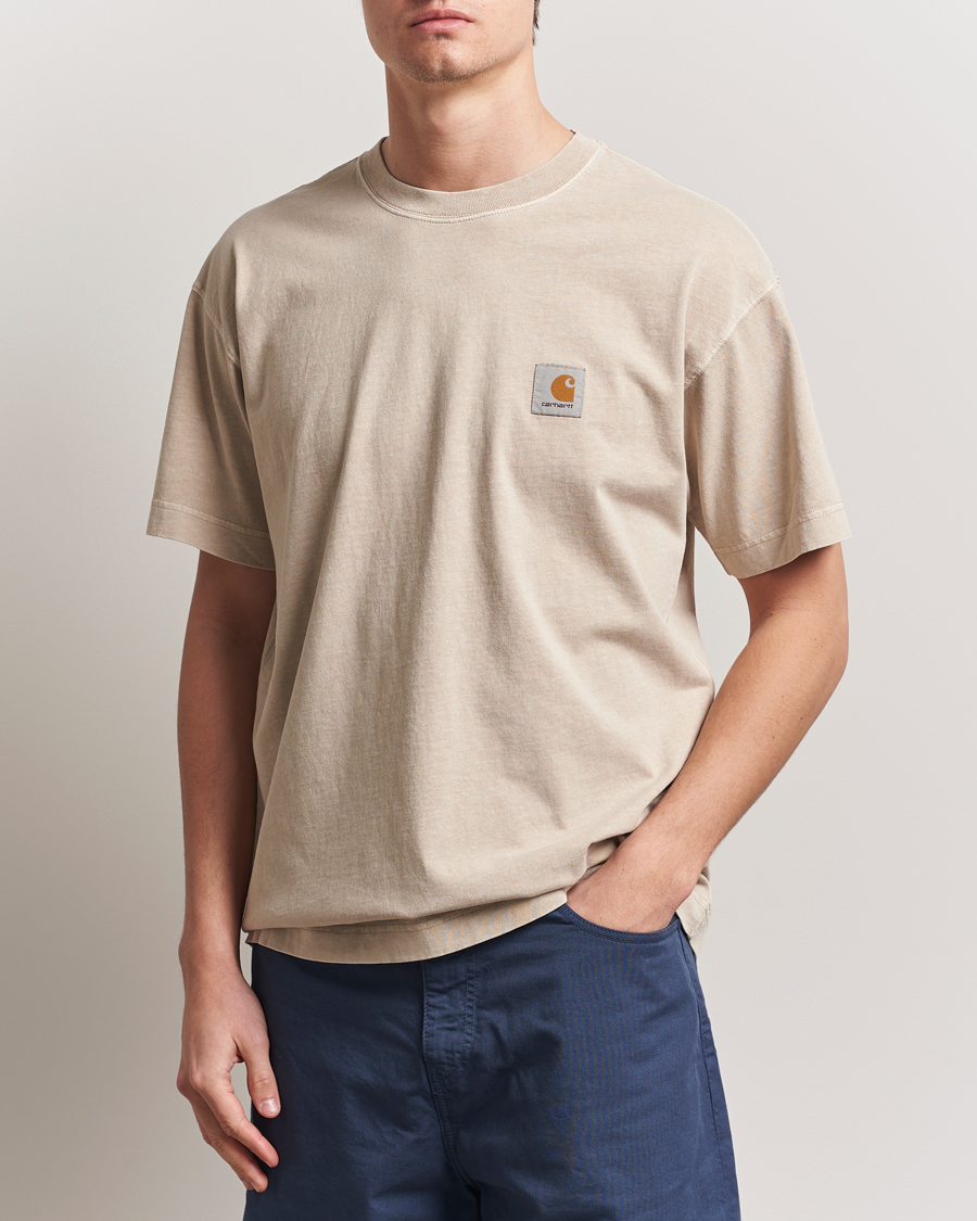 Herren | T-Shirts | Carhartt WIP | Nelson Cotton T-Shirt Fleur De Sel