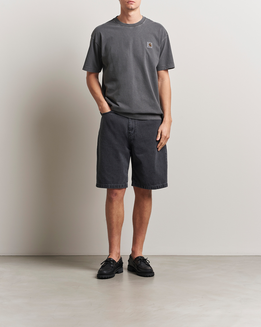 Herren | T-Shirts | Carhartt WIP | Nelson Cotton T-Shirt Graphite