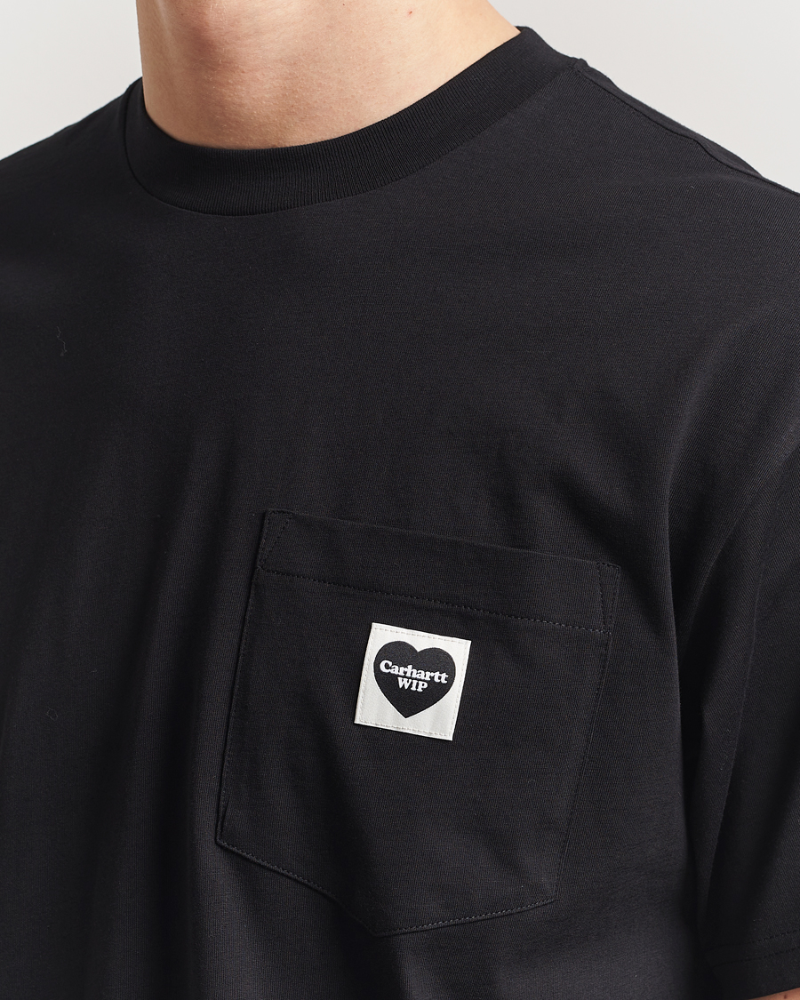 Herren | T-Shirts | Carhartt WIP | Pocket Heart T-Shirt Black