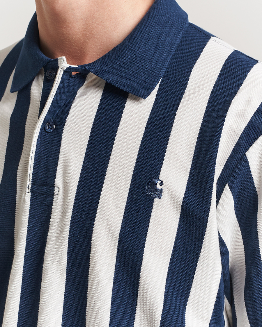 Herren | Poloshirts | Carhartt WIP | Boynton Piqué Polo Blue