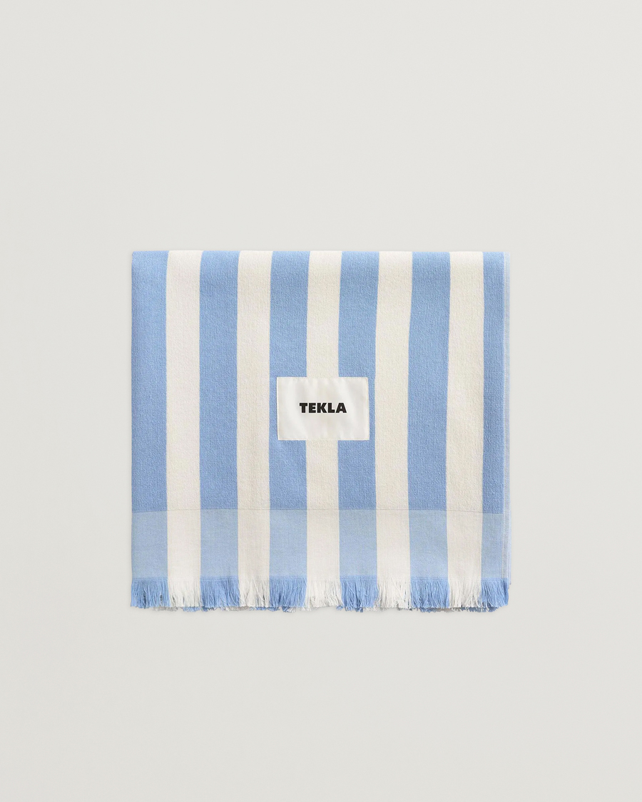 Herren | Textilien | Tekla | Organic Terry Beach Towel Moro Stripes