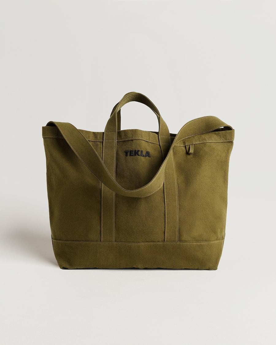 Herren | Tekla Beach Bag Olive | Tekla | Beach Bag Olive