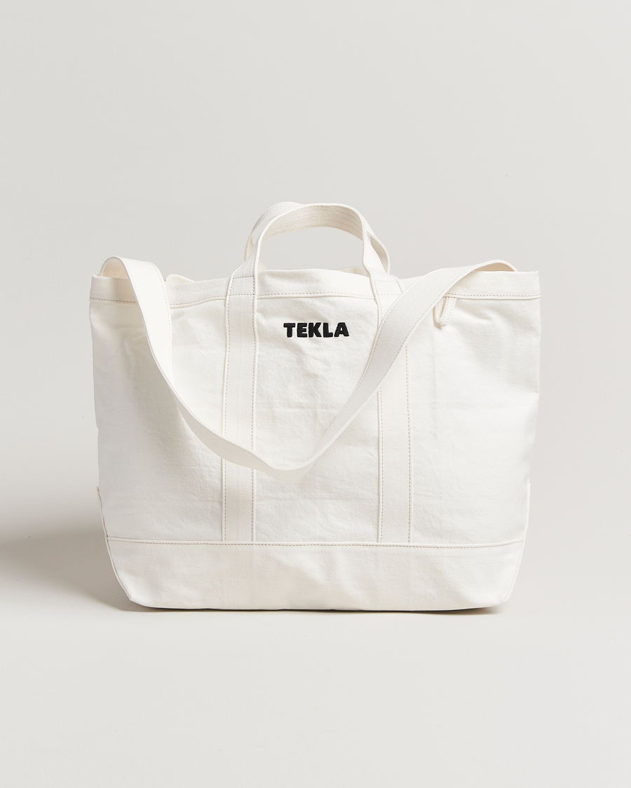 Herren | Tekla Beach Bag Ivory | Tekla | Beach Bag Ivory