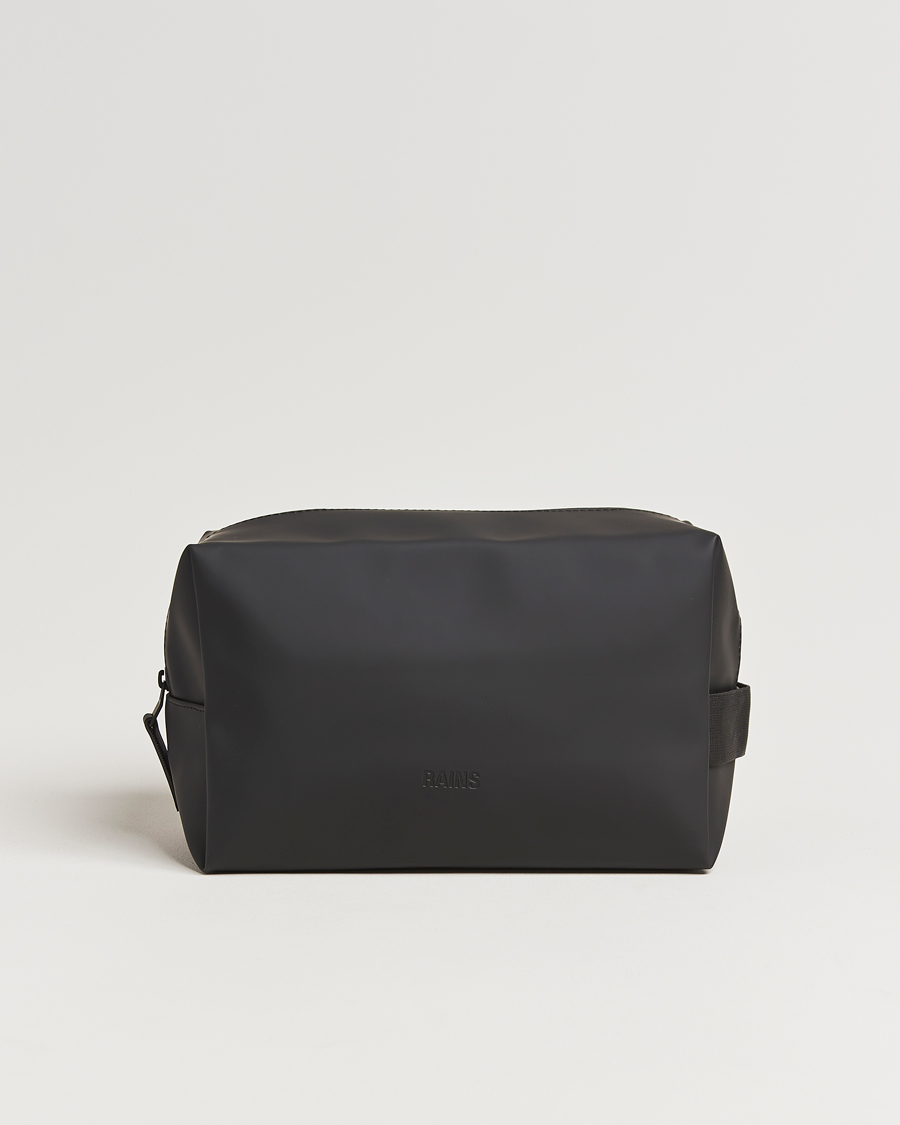 Herren | RAINS Washbag Large Black | RAINS | Washbag Large Black