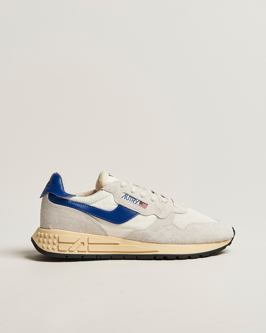 Herren | Autry Reelwind Running Sneaker White/Navy | Autry | Reelwind Running Sneaker White/Navy
