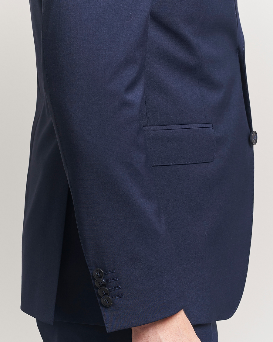 Herren | Sakkos | Oscar Jacobson | Ego Wool Blend Blazer Navy