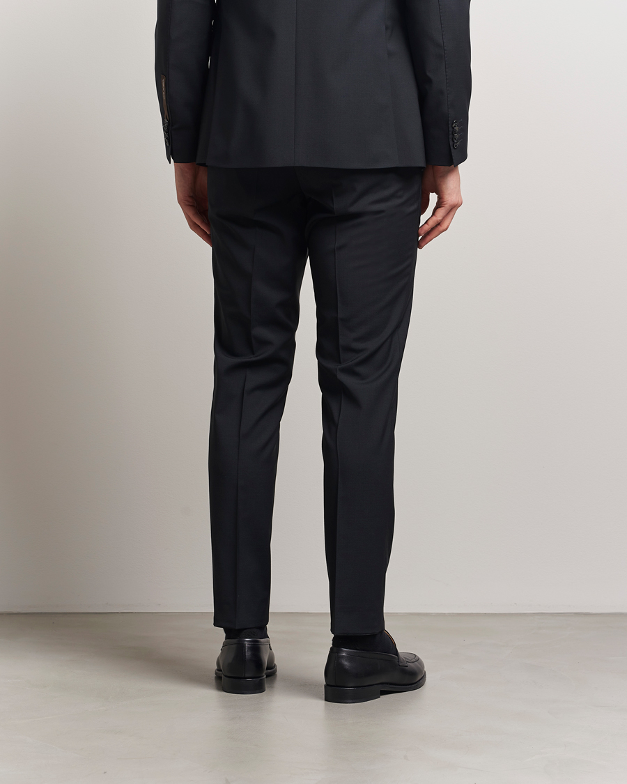 Herren | Hosen | Oscar Jacobson | Denz Wool Blend Trousers Black