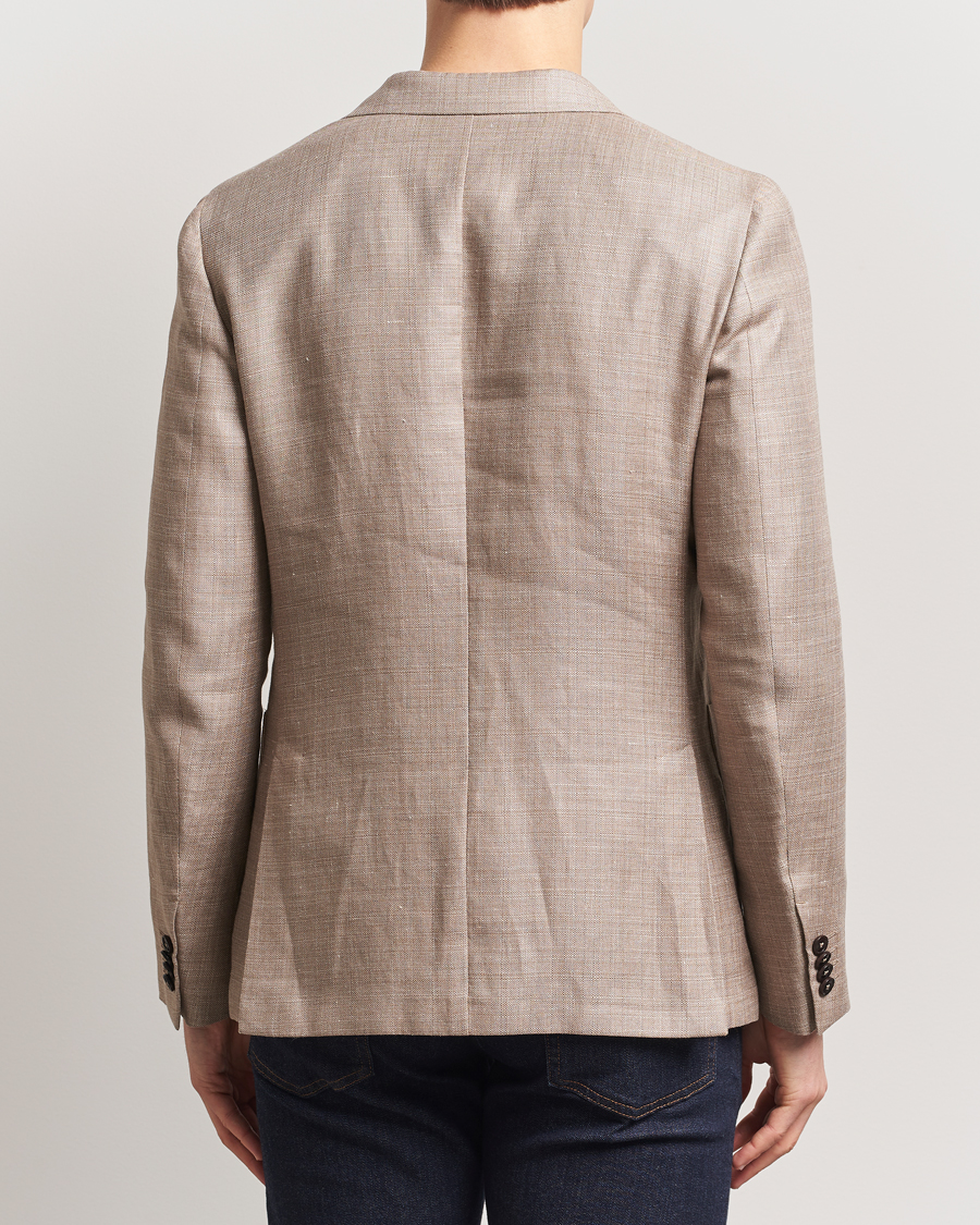 Herren | Sakkos | Zegna | Unconstructed Wool/Linen Blazer Beige