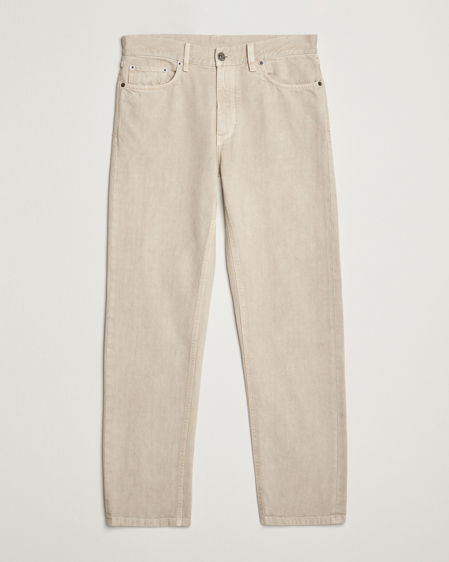 Herren | Hosen | Zegna | 5-Pocket Marbled Denim Pants Beige