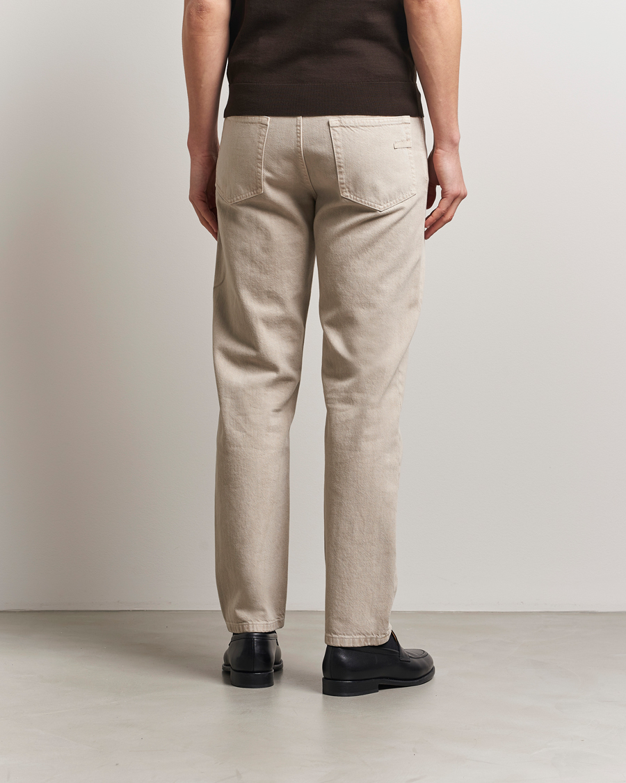 Herren | Hosen | Zegna | 5-Pocket Marbled Denim Pants Beige