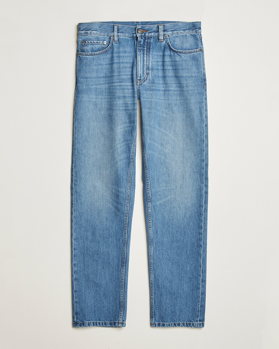 Herren | Jeans | Zegna | 5-Pocket Denim Jeans Medium Blue Wash