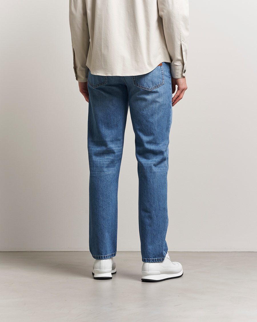 Herren | Hosen | Zegna | 5-Pocket Denim Jeans Medium Blue Wash