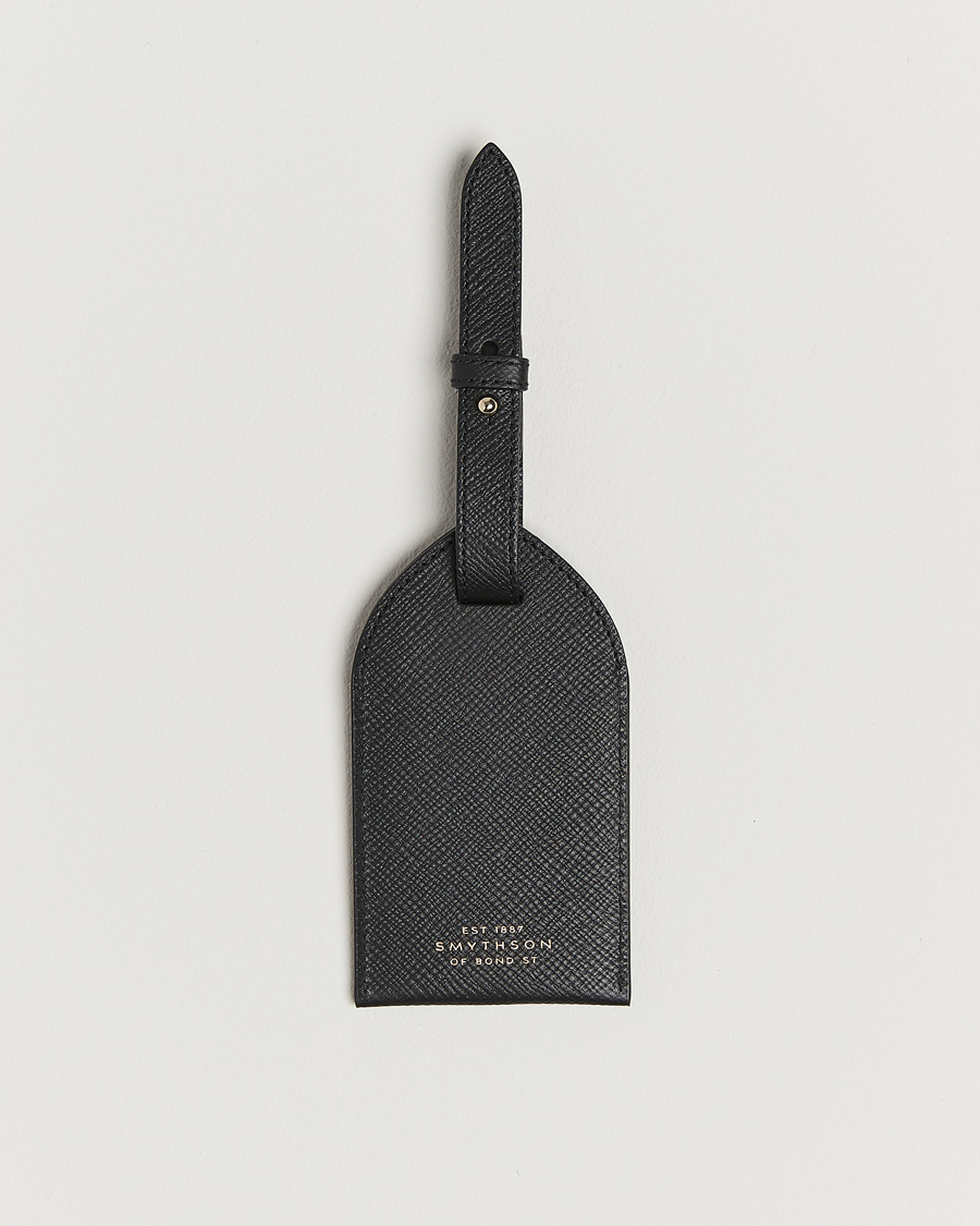 Herren | Für das Zuhause | Smythson | Panama Luggage Tag Black