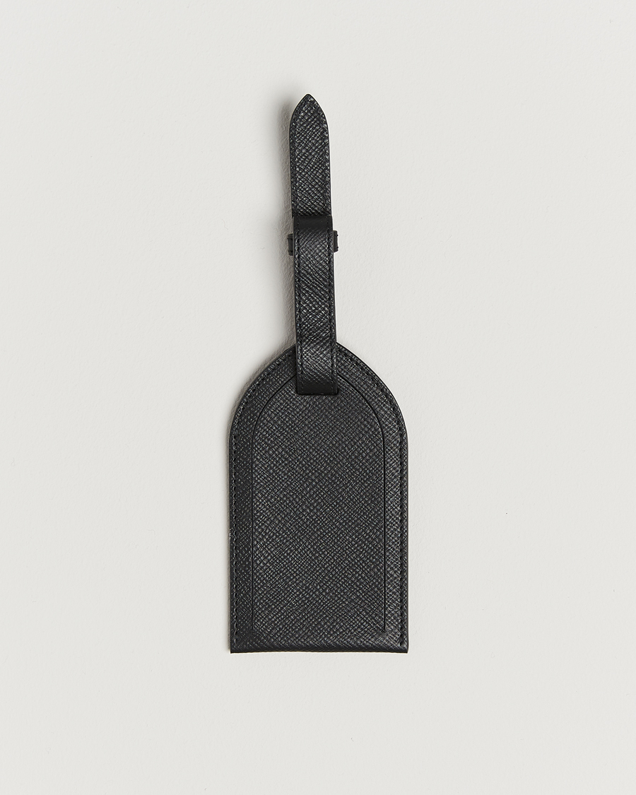 Herren | Für das Zuhause | Smythson | Panama Luggage Tag Black