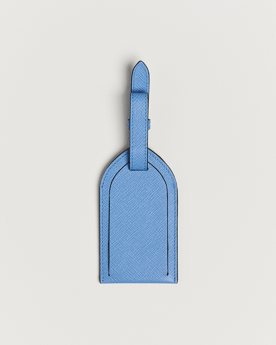 Herren | Für das Zuhause | Smythson | Panama Luggage Tag Nile Blue