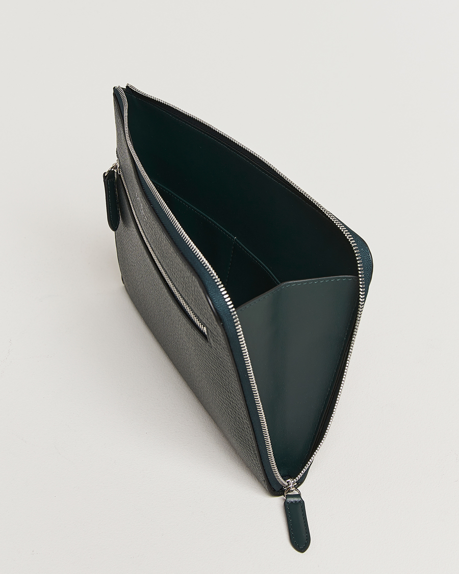 Herren | Smythson Ludlow Flat Organiser Pouch Bottle Green | Smythson | Ludlow Flat Organiser Pouch Bottle Green