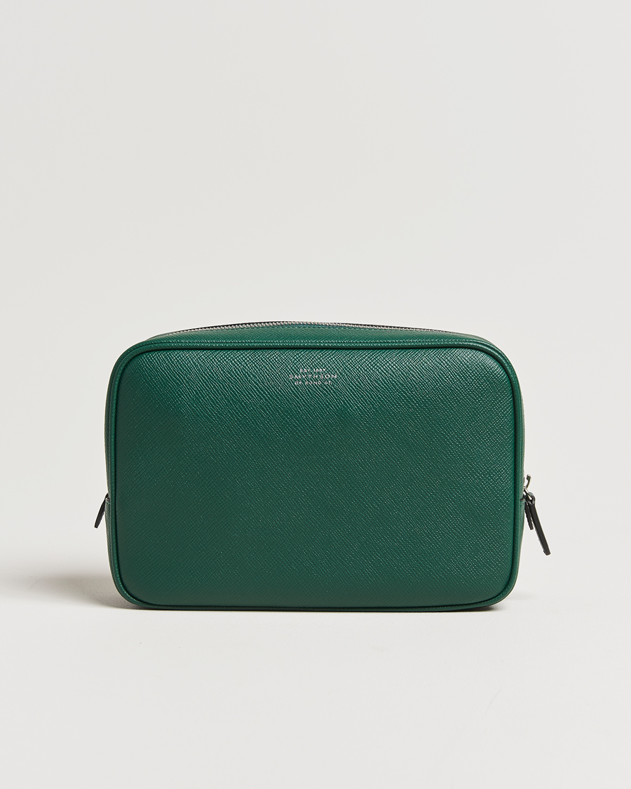 Herren | Smythson Panama Organiser Tech Pouch Forest Green | Smythson | Panama Organiser Tech Pouch Forest Green