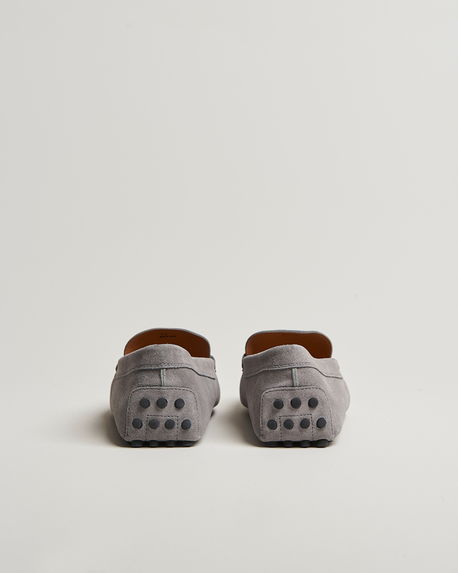 Herren | Tod's Gommino Carshoe Grey Suede | Tod's | Gommino Carshoe Grey Suede
