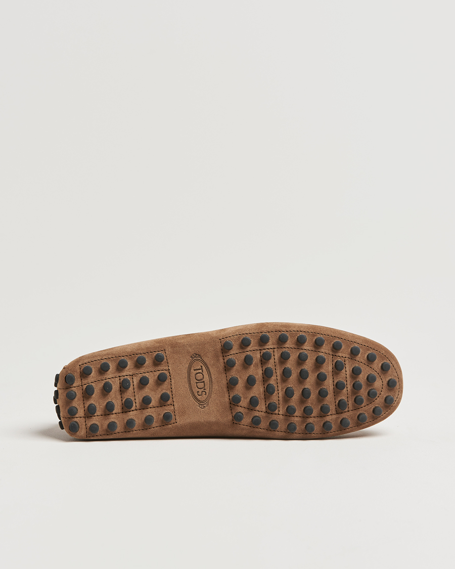 Herren | Tod's Gommino Carshoe Brown Suede | Tod's | Gommino Carshoe Brown Suede