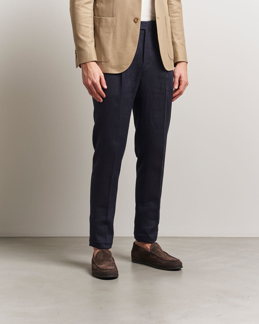 Herren | Tod's Raffia Loafer Dark Brown Suede | Tod's | Raffia Loafer Dark Brown Suede