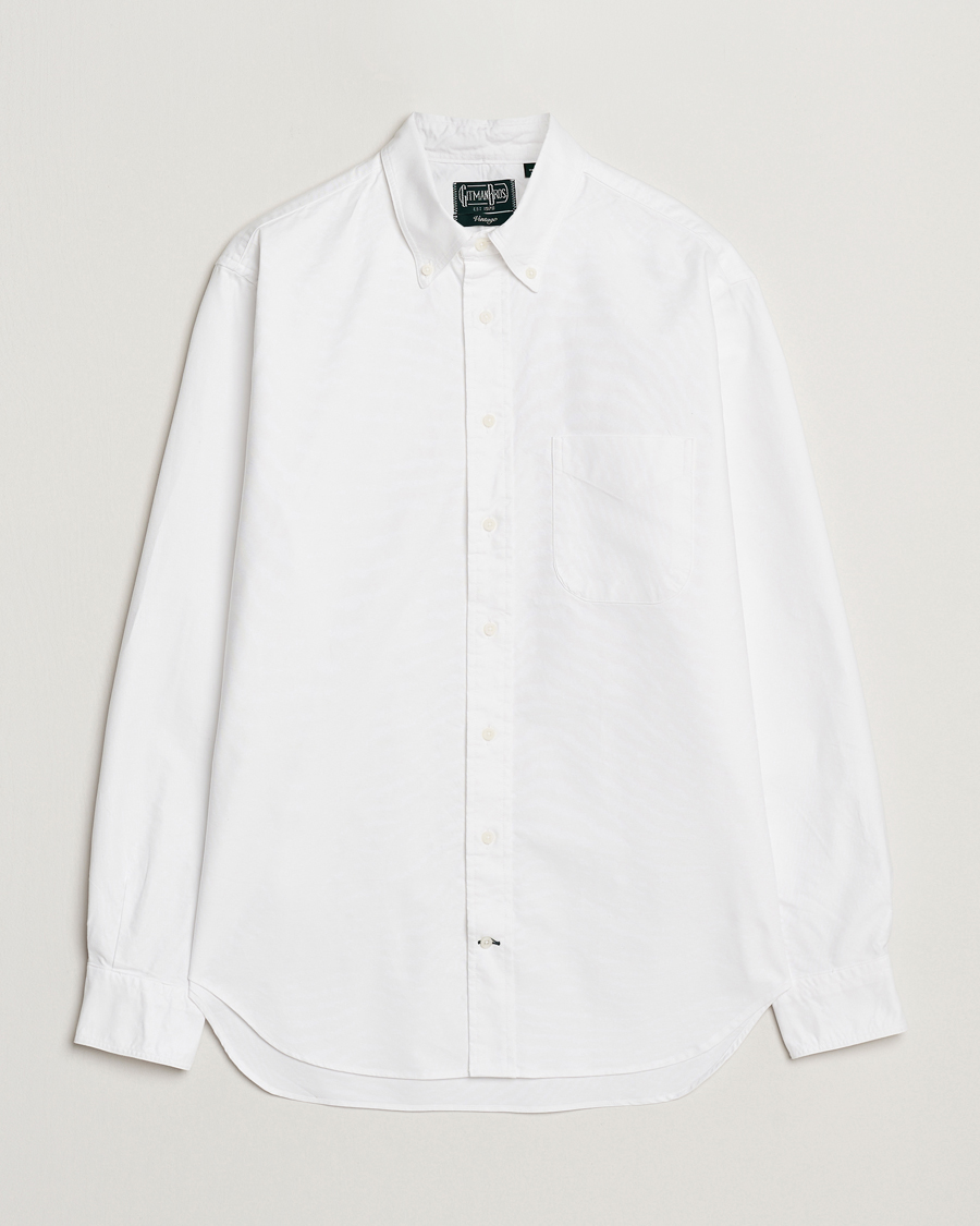Herren | Hemden | Gitman Vintage | Button Down Oxford Shirt White