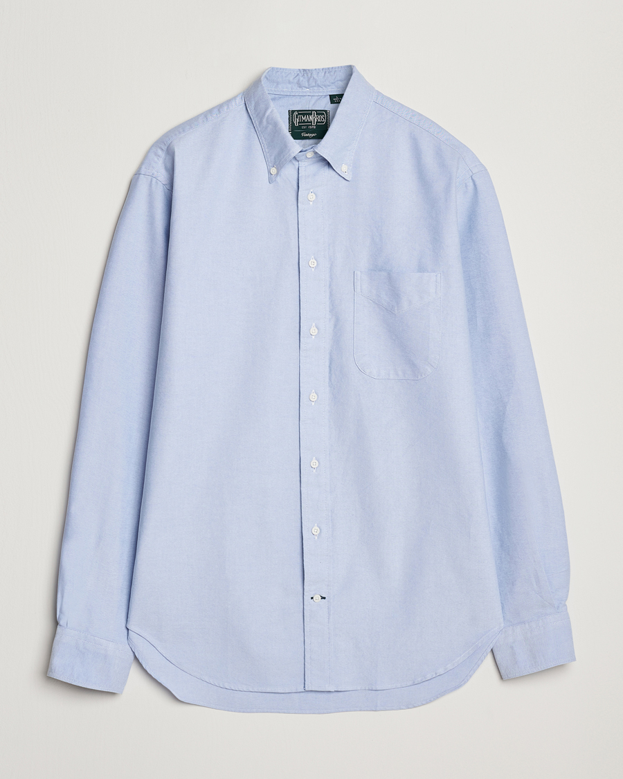 Herren | Hemden | Gitman Vintage | Button Down Oxford Shirt Light Blue