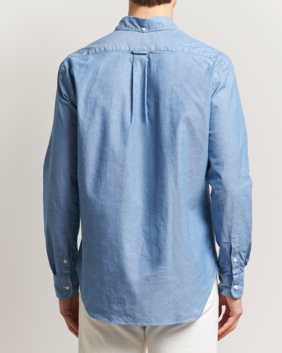 Herren | Hemden | Gitman Vintage | Button Down Chambray Shirt Light Blue