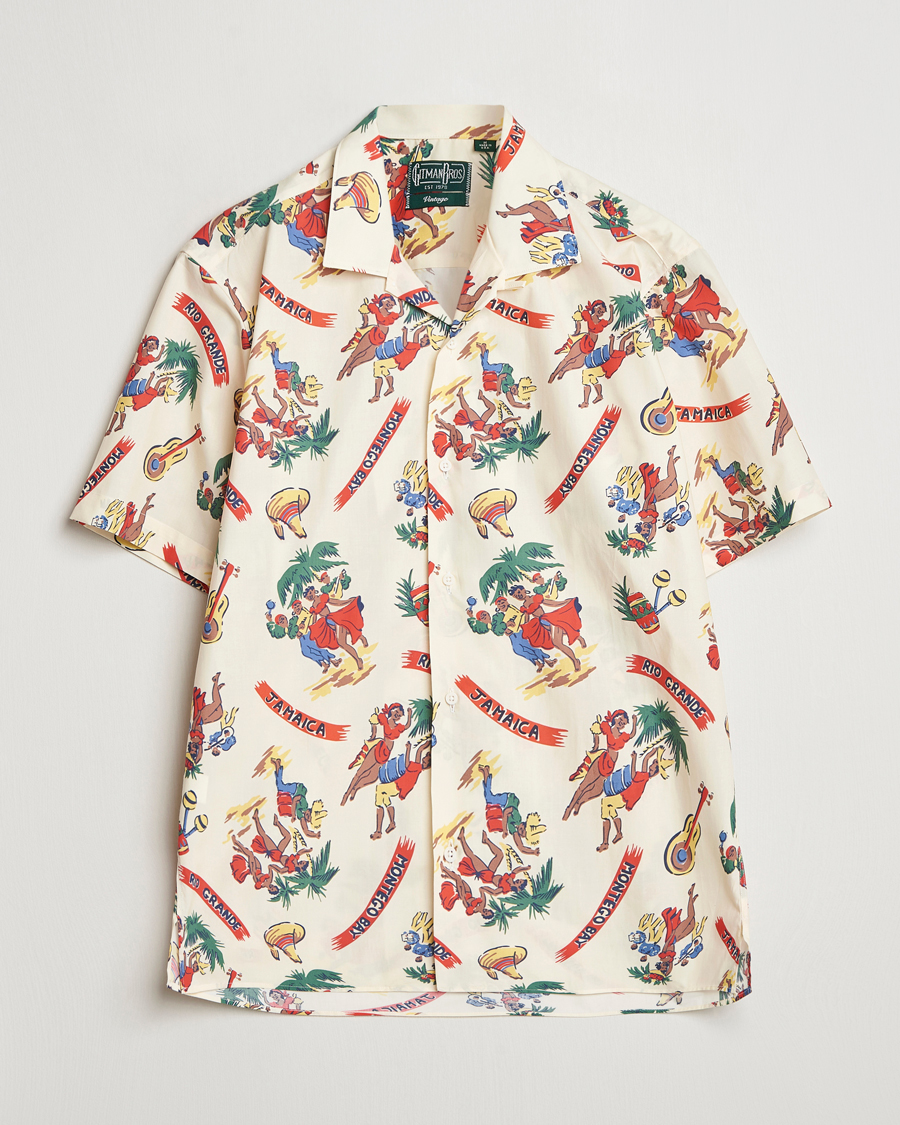 Herren | Hemden | Gitman Vintage | Jamaica Camp Shirt Cream