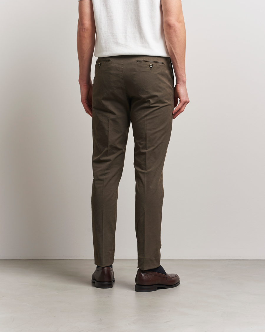 Herren | Hosen | PT01 | Gentleman Fit Cotton/Stretch Trousers Brown