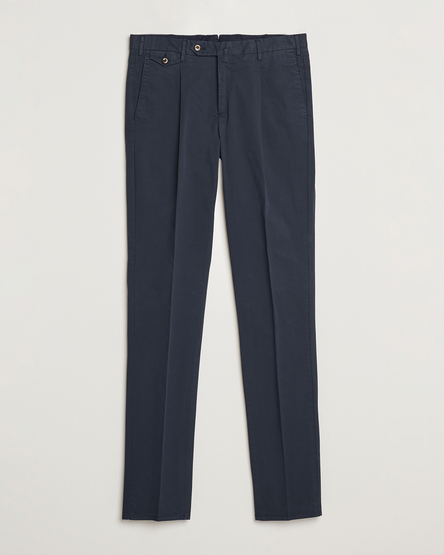 Herren | Hosen | PT01 | Gentleman Fit Cotton/Stretch Trousers Navy
