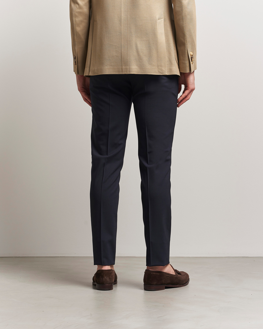 Herren | Hosen | PT01 | Gentleman Fit Wool Stretch Trousers Navy