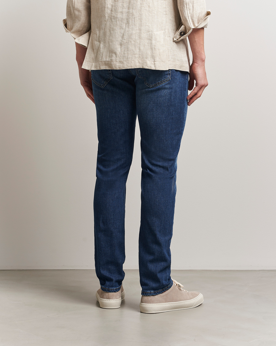 Herren | Jeans | PT01 | Slim Fit Stretch Jeans Dark Blue Wash