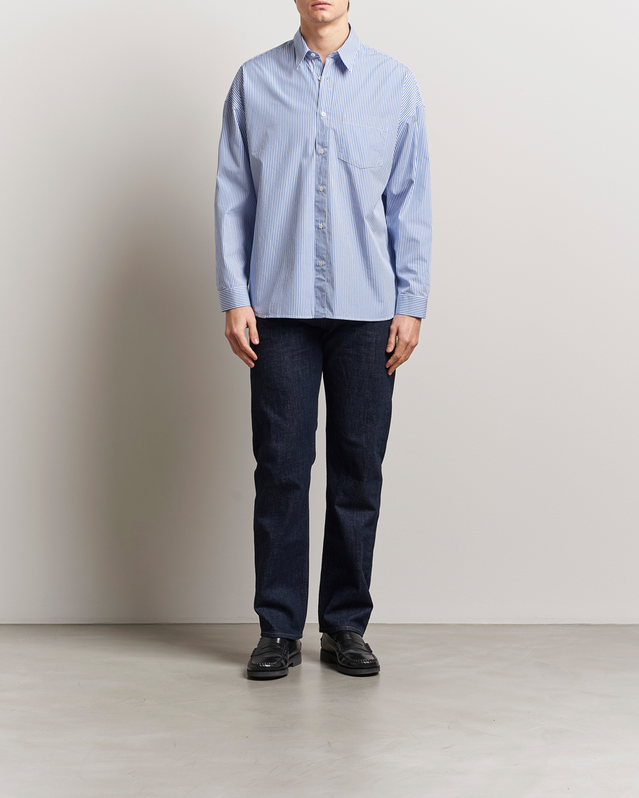 Herren | Hemden | Sunflower | Stable Shirt Blue Stripe