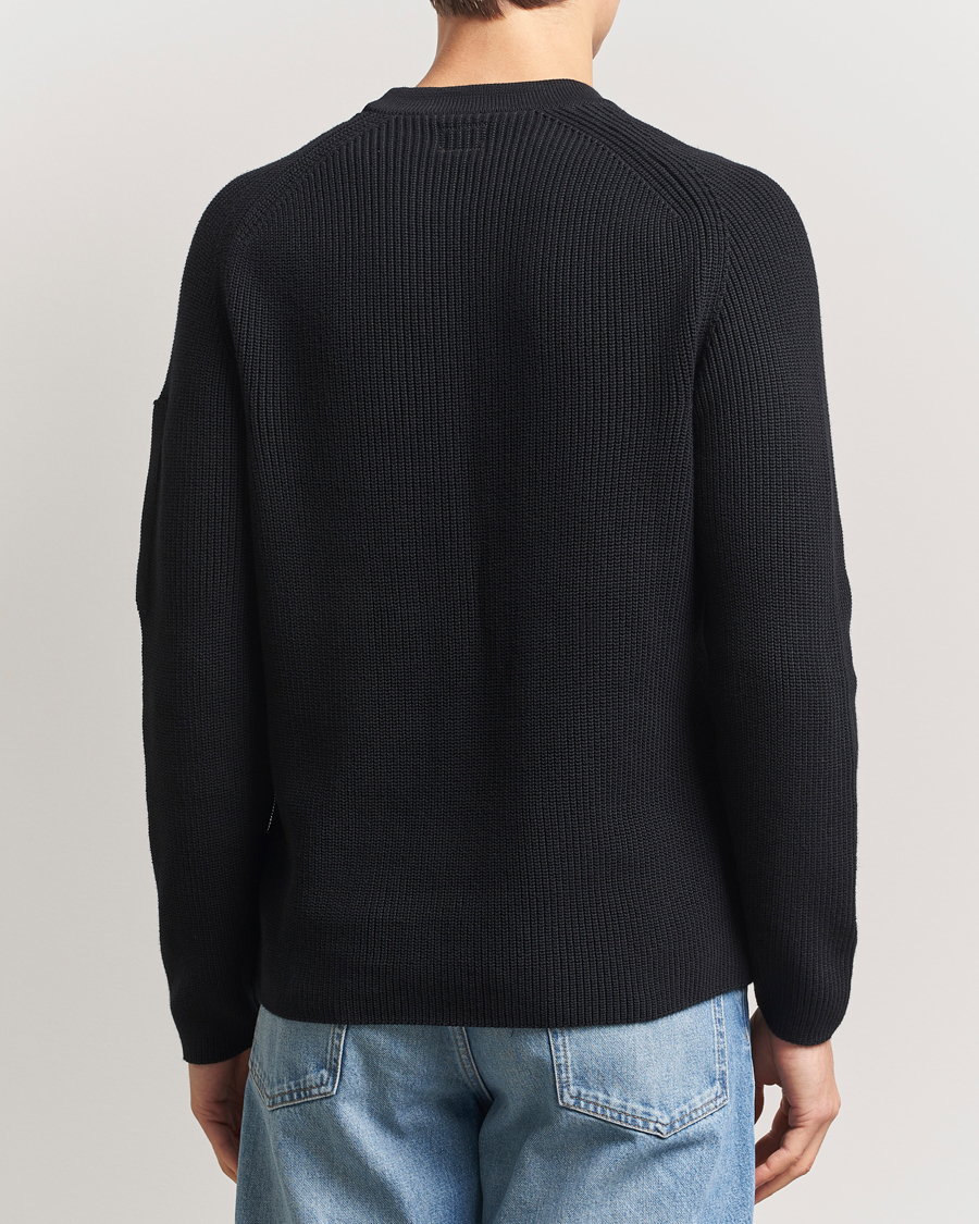 Herren | Pullover | C.P. Company | Sea Island Cotton Crewneck Black