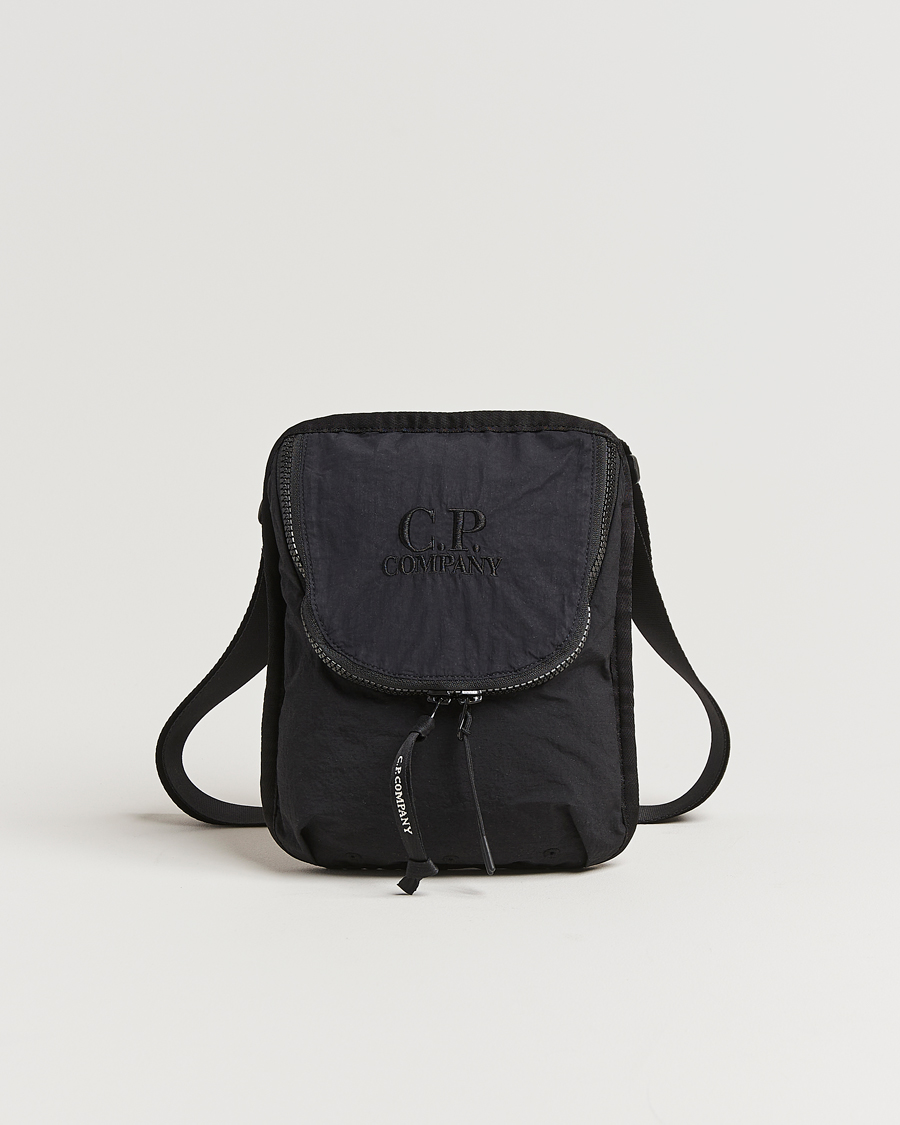 Herren | C.P. Company Plain Paper Touch Accessorie Bag Black | C.P. Company | Plain Paper Touch Accessorie Bag Black