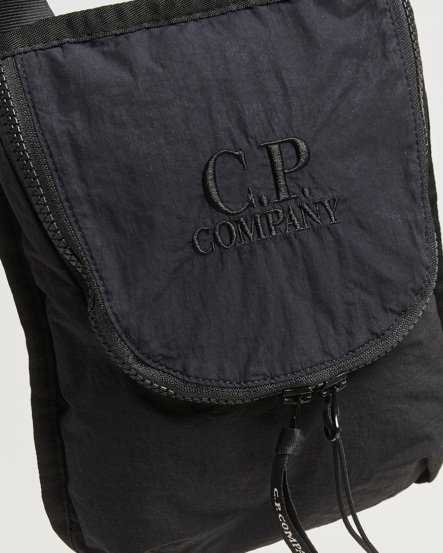 Herren | C.P. Company Plain Paper Touch Accessorie Bag Black | C.P. Company | Plain Paper Touch Accessorie Bag Black