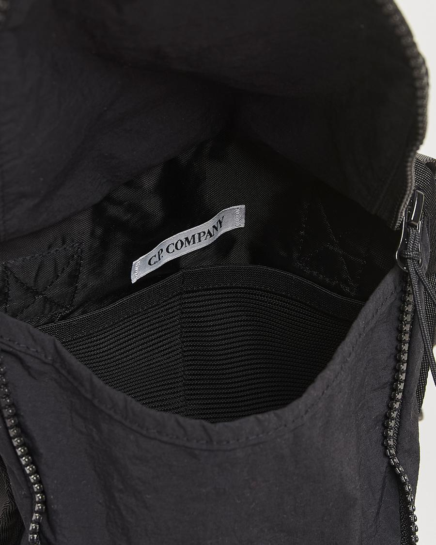 Herren | C.P. Company Plain Paper Touch Accessorie Bag Black | C.P. Company | Plain Paper Touch Accessorie Bag Black