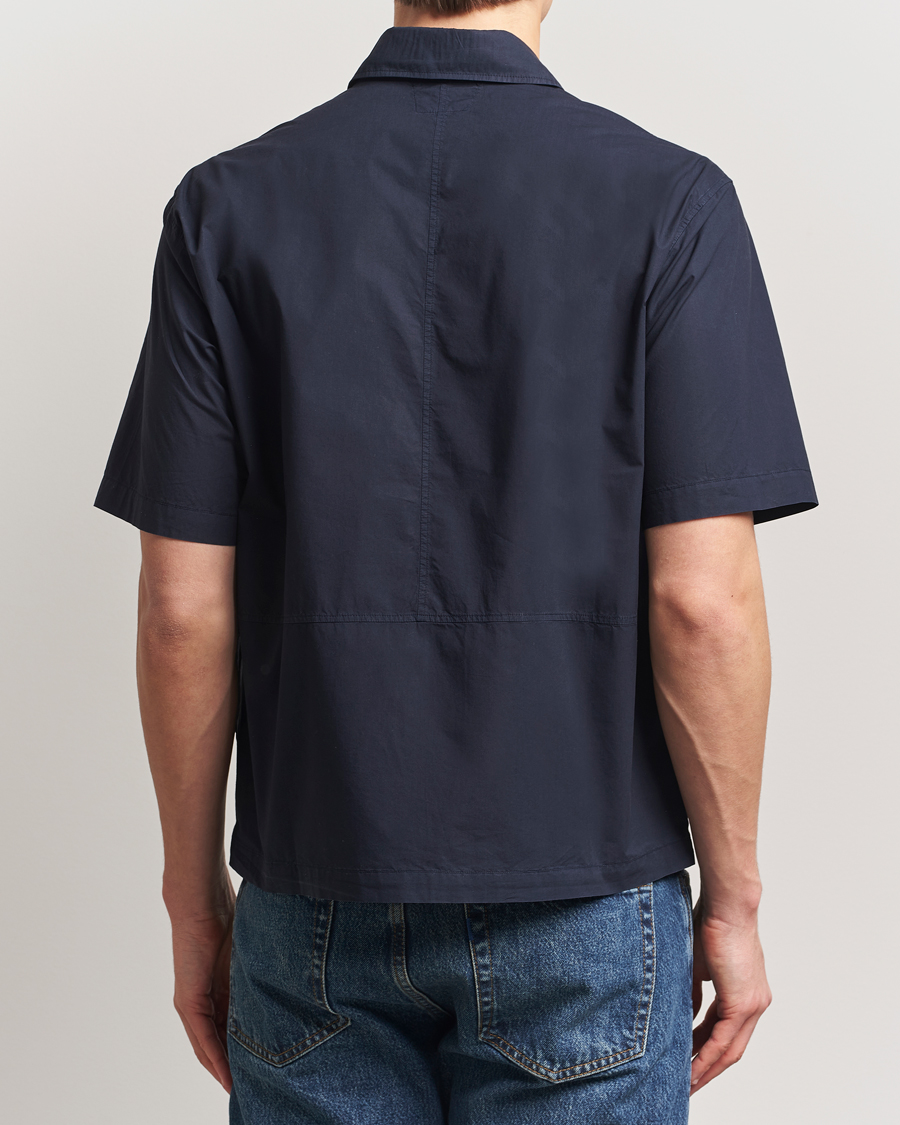 Herren | Hemden | C.P. Company | Short Sleeve Popline Shirt Navy