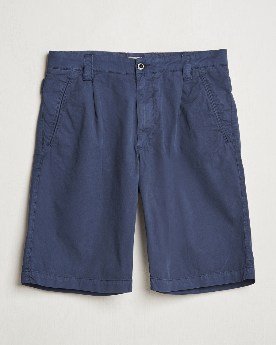 Herren | Shorts | C.P. Company | Cotton Gabardine Shorts Navy