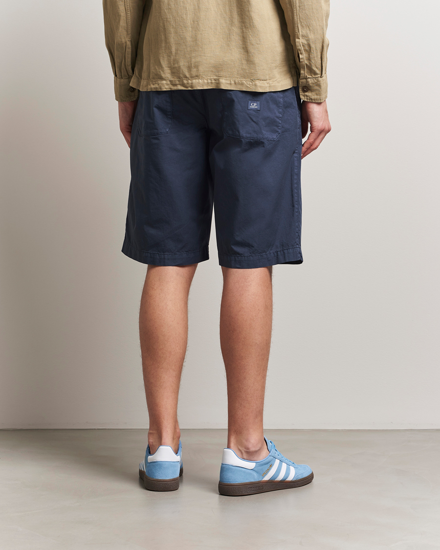 Herren | Shorts | C.P. Company | Cotton Gabardine Shorts Navy