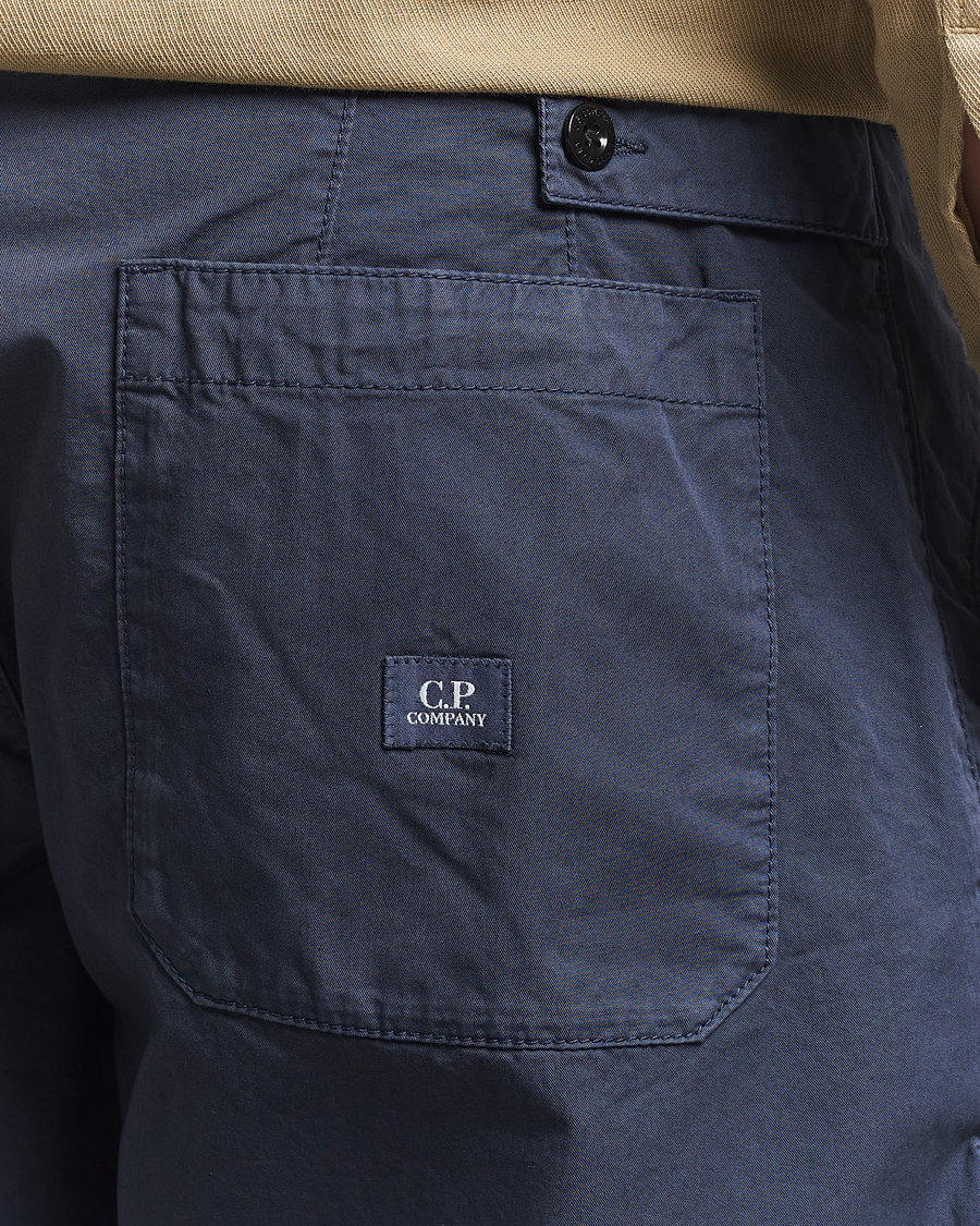 Herren | Shorts | C.P. Company | Cotton Gabardine Shorts Navy