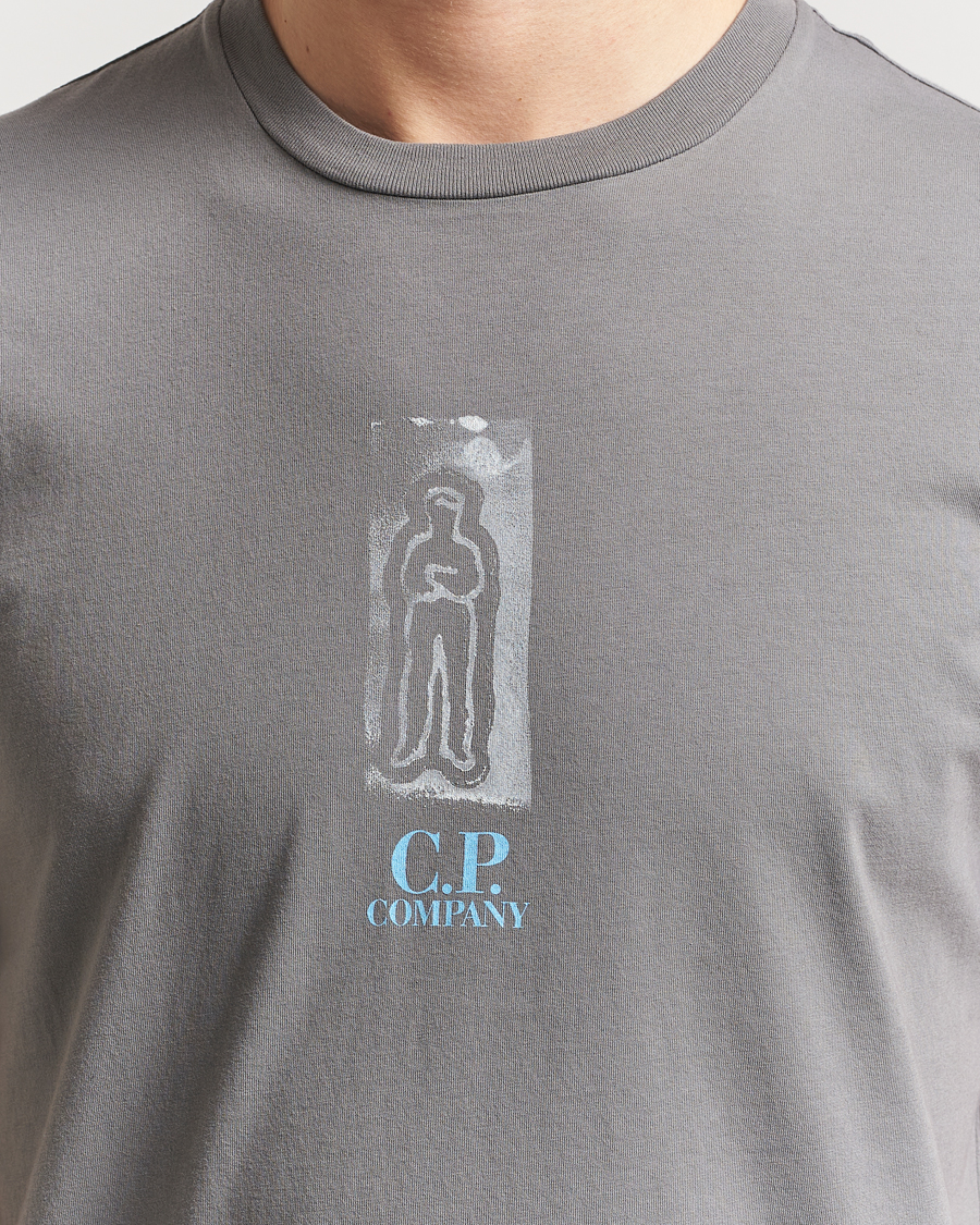Herren | T-Shirts | C.P. Company | Back Print Short Sleeve T-Shirt Grey