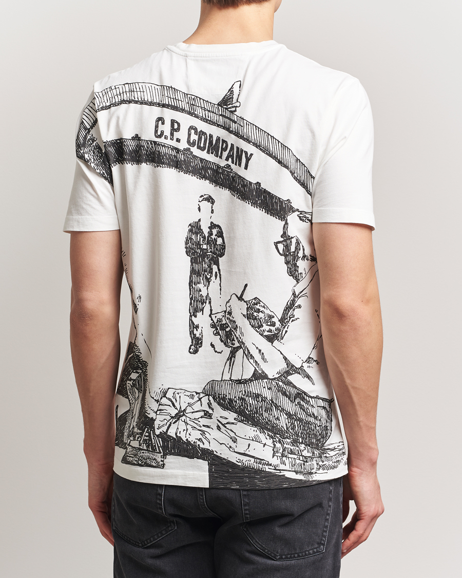 Herren | T-Shirts | C.P. Company | Back Print Short Sleeve T-Shirt White