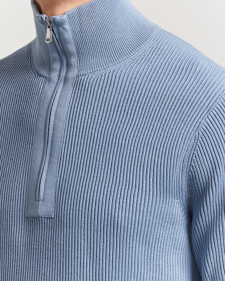 Herren | Pullover | J.Lindeberg | Alex Knitted Half-Zip Rainwashed