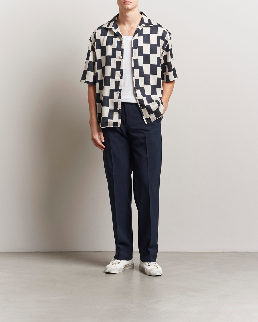 Herren | Hosen | J.Lindeberg | Gabi Drape Wool Pants Navy