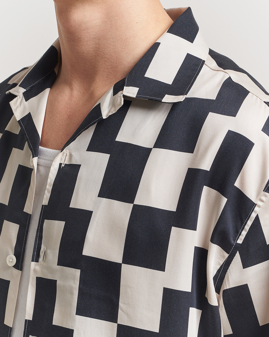 Herren | Hemden | J.Lindeberg | Ellis Stack Bridge Print Shirt Black